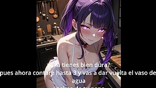 Shogun Raiden part 2 femdom JOI anime.
