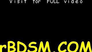 Chick Chained In Shackles Gets Hardcore Punishment Sucking Cock