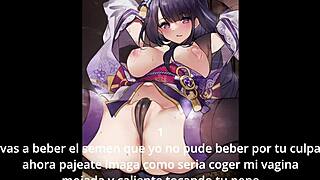 Shogun Raiden part 2 femdom JOI anime.
