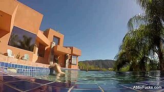 Abigail Mac's Big Tits And Ass Fun By The Pool?