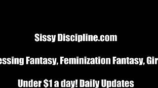 Sissy Dress Up Doll Used in Femdom POV Humiliation