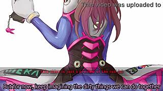 I play D.Va's edging game with light femdom and submissive endings