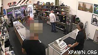 Hot Naked Action in Local Shop