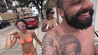 adventures with mattos couple, beach fun with nymphette, wild everywhere