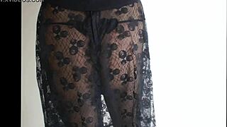 oh wow, looking so sexy in those sheer pantyhose tonight!