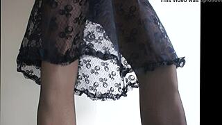 oh wow, looking so sexy in those sheer pantyhose tonight!