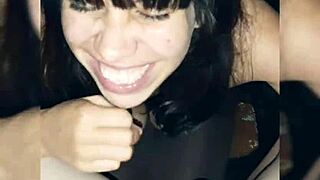 Quick blowjob before boyfriend arrives with Venezuelan teen