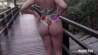 Couldn't Resist Masturbating on the Beach with Such Desire!