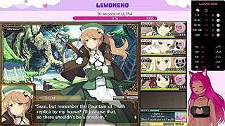 vtuber lewdneko continues playing evenicle in part 12 with cute monster encounters