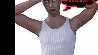 3D CUCKOLD AND FOOT FETISH COMIC PART 2 MUST WATCH, old milf in adultery humiliation!