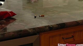 Can This Petite Babysitter Handle Sucking Cock and Getting Bent Over for Doggystyle Fucking?