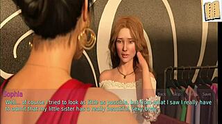 a wife and stepmother 13 with blonde teen and game