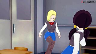 android 18 and videl lesbian sex 2 dragon ball zex 4 watch the full 1hr movie sheer fantasyking3