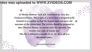 Feel The Domination In Femdom Jerk Off Instructions