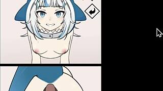 costplayer teams up with sharkgirl for epic 3d cartoon adventure