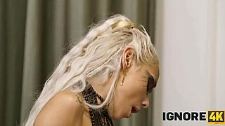 Tall Latina in cosplay costume engages in sex with shaved pussy