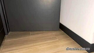 Mature Fitness Couple Fucks Hard In Kitchen Leading To Big Cumshot On Feet