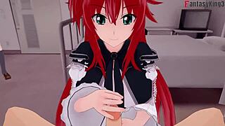 Hs DxD NTR Madness: Rias Gremory Wants Dick. Issei Is a Pussy in Fantasy Hentai.