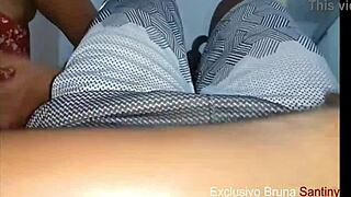 puta vagabunda choking on that monster cock blowjob