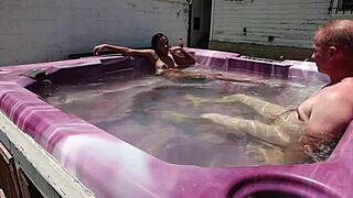 Dayanara Gets Wild in Hot Tub Action Scene