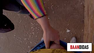 Spanish Babe Blows Monster Cock Instead of Her Date!