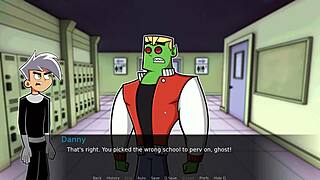 Having Fun In Shower Amity Park