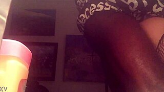 Candycane takes on a gang of black cocks for fun