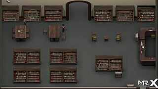 anime hentai epidemic spreads in library with bookworm