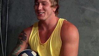 Sports Jock Cumcovered After Sucking Hard Cock!