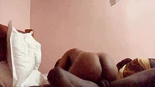 i take ebony step mom creaming on sons bbc in missionary