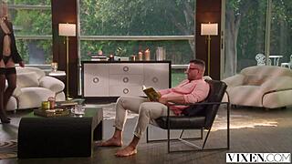 fiery redhead freya, man, she just wont stop til she gets me with that hairy pussy lickin