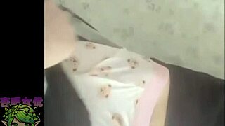 Asian Slut Jerks Boyfriend's Dick During Nap