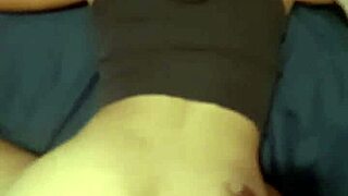 Sexy brunette teen gets rough doggystyle and facial