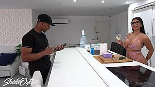 Latina Sucking Jesus Reyes' Big Cock Deepthroat