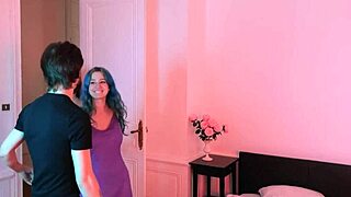 Bold 2024 resolution with weekend amateur French threesomes and cum on ass action.