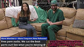 Aria Nicole Bound And Fucked Hard On Exam Table By Doctor In Tampa After Hours.