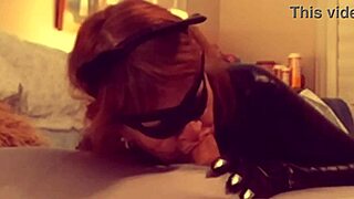 Catgranny blows batman with deepthroat lick comic cosplay mature blowjob
