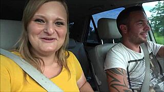 Lina Mila got spontaneously drilled on a highway sex parking lot. It was wild!