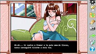 Immoral Study Retro Visual Novel with Reiko Shirakawa