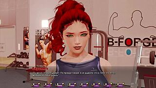 Complete gameplay of pale carnations part 8 with asian milf blowjob at gym