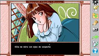 Immoral Study Retro Visual Novel with Reiko Shirakawa