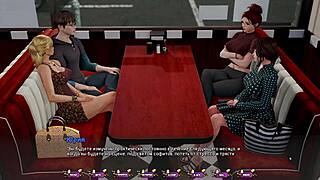 Complete gameplay of pale carnations part 8 with asian milf blowjob at gym