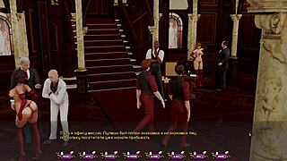 Complete gameplay of pale carnations part 8 with asian milf blowjob at gym