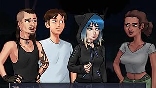 Summertime Saga 68 Shows Big Tits in Wild Anime Game Action