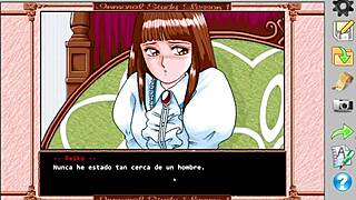 Immoral Study Retro Visual Novel with Reiko Shirakawa