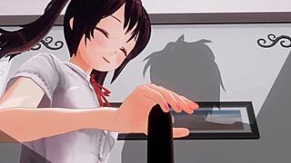 Uncensored Anime Sister Teases Anal With Edging Handjob Onasapo