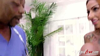 Ever wondered what happens when a doctor with a BBC checks a busty mature woman?