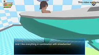 Femdom University Cherry Bathroom