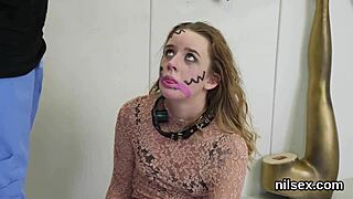 Slutty Sweetie Endures Painful Anal Therapy in Butt Hole Asylum with Ass Licking