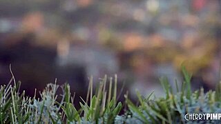 she moans, 'watch me masturbate outdoors before doggystyle'